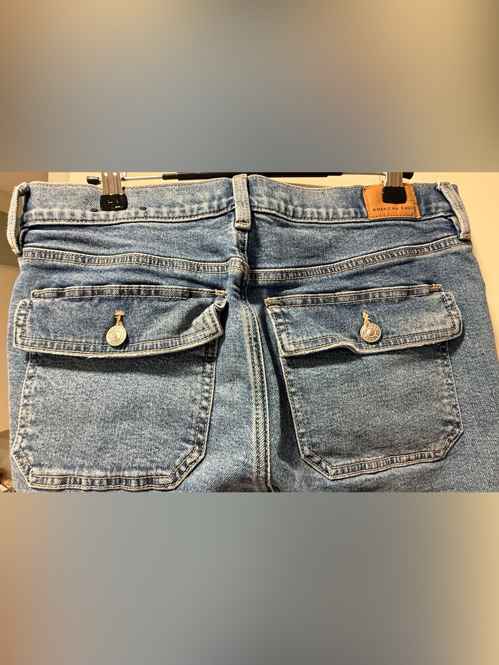 American Eagle Stovepipe Denim Jeans 8 - Picture 4 of 4